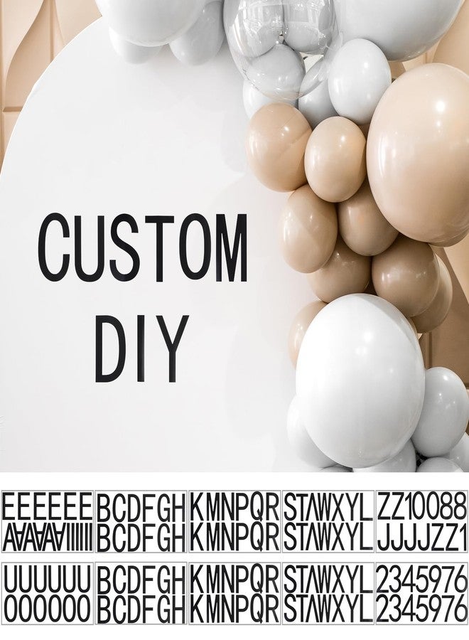 Dunzoom 134 Pc DIY Letter Sign Kit for Customizable Happy Birthday Gender Reveal Balloon Arch Decorations Make Your Own Letter Sticker Kit for Birthday Party Baby Shower - Image 4